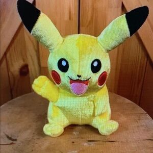 Yellow Pikachu Stuffed Animal Toy